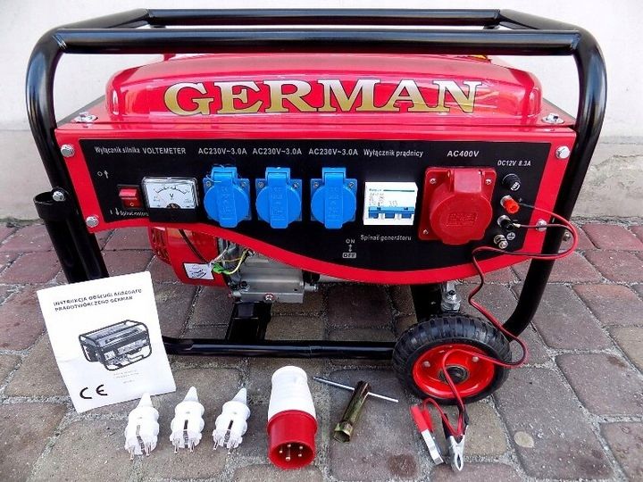 Agregat generator prądotwrczy 3,6 * 3 * kVA Germany 2,9