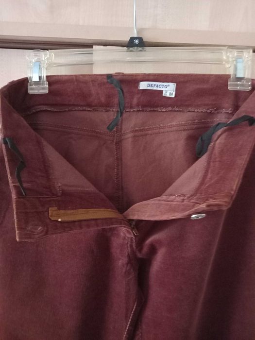 Zestaw sztruksowy damski brązowy!