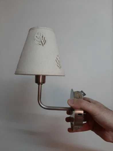 Aplique parede com abajour