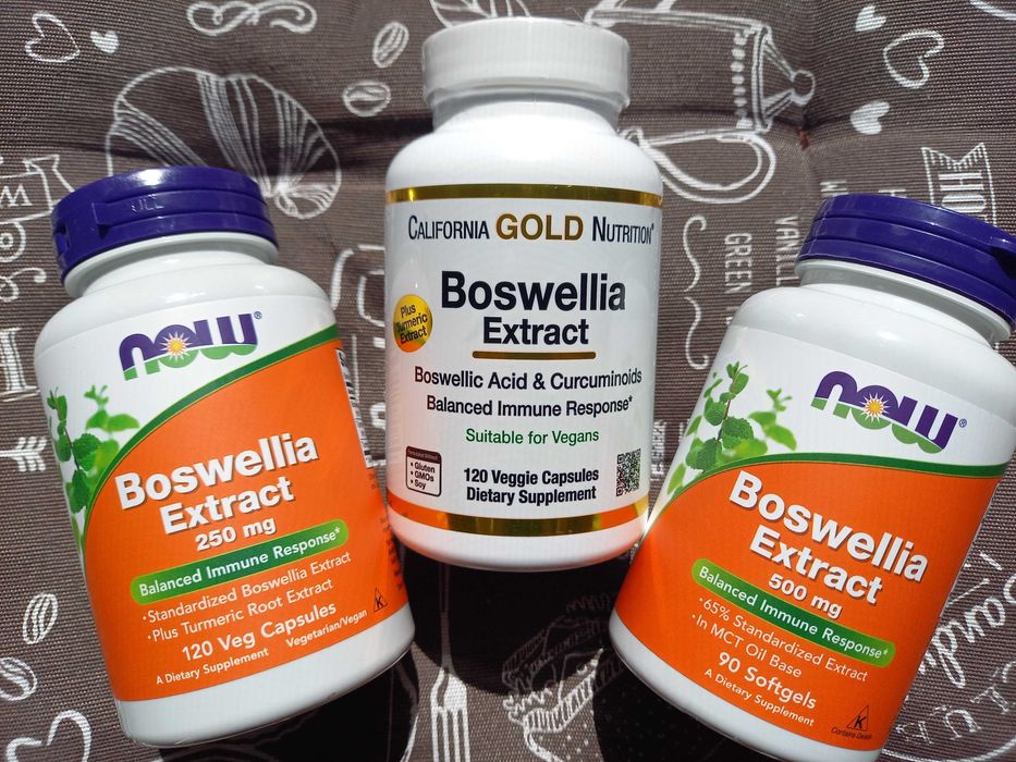 Now Foods Boswellia extract босвелия + куркумин для суставов босвелія