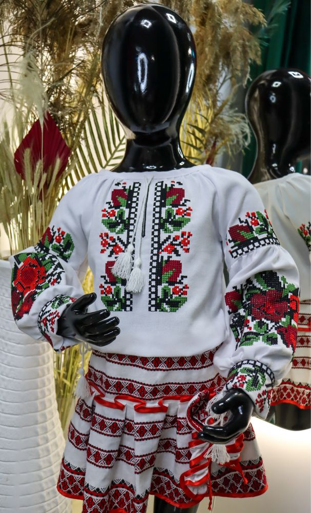 Дитячі моделі вишиванок від 3до 7 років