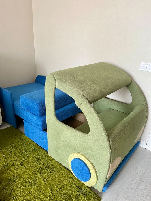 Дитяче ліжко машина диван