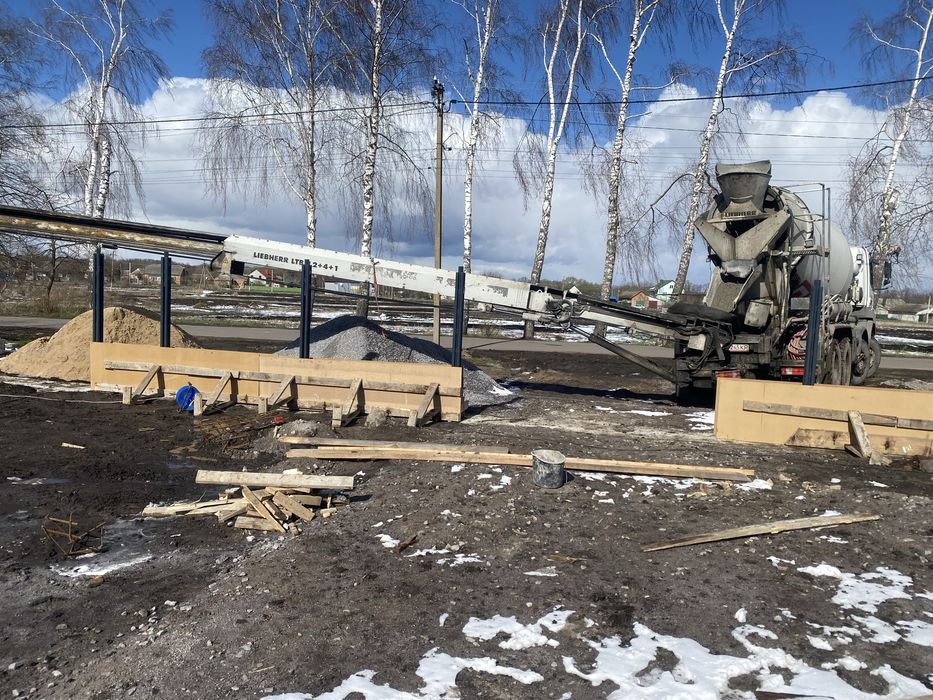 Бетонні роботи. Фундаменти. Отмоски. Доріжки. Площадки. Відмостка