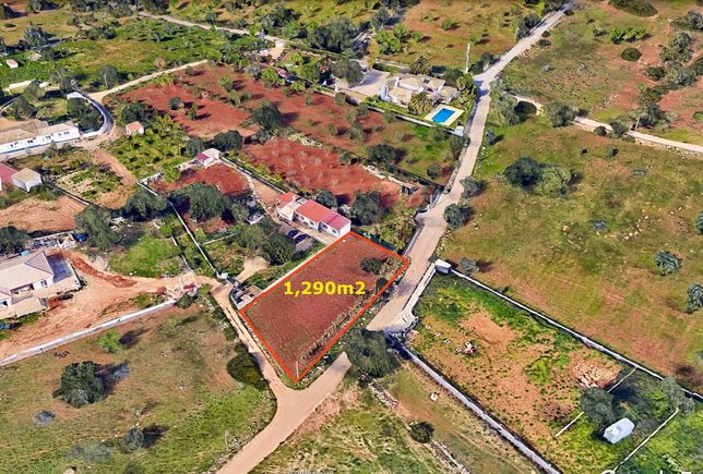 LAND FOR SALE IN ALGARVE - Albufeira  1.290m2 Ready to Use