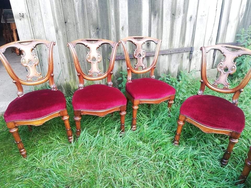 Krzesła 6 sztuk, piękne, antyk OKAZJA