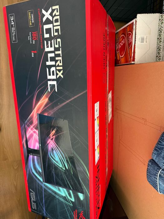 Monitor Asus 34" ROG Swift XG349C IPS UWQHD 180Hz G-Sync Curvo