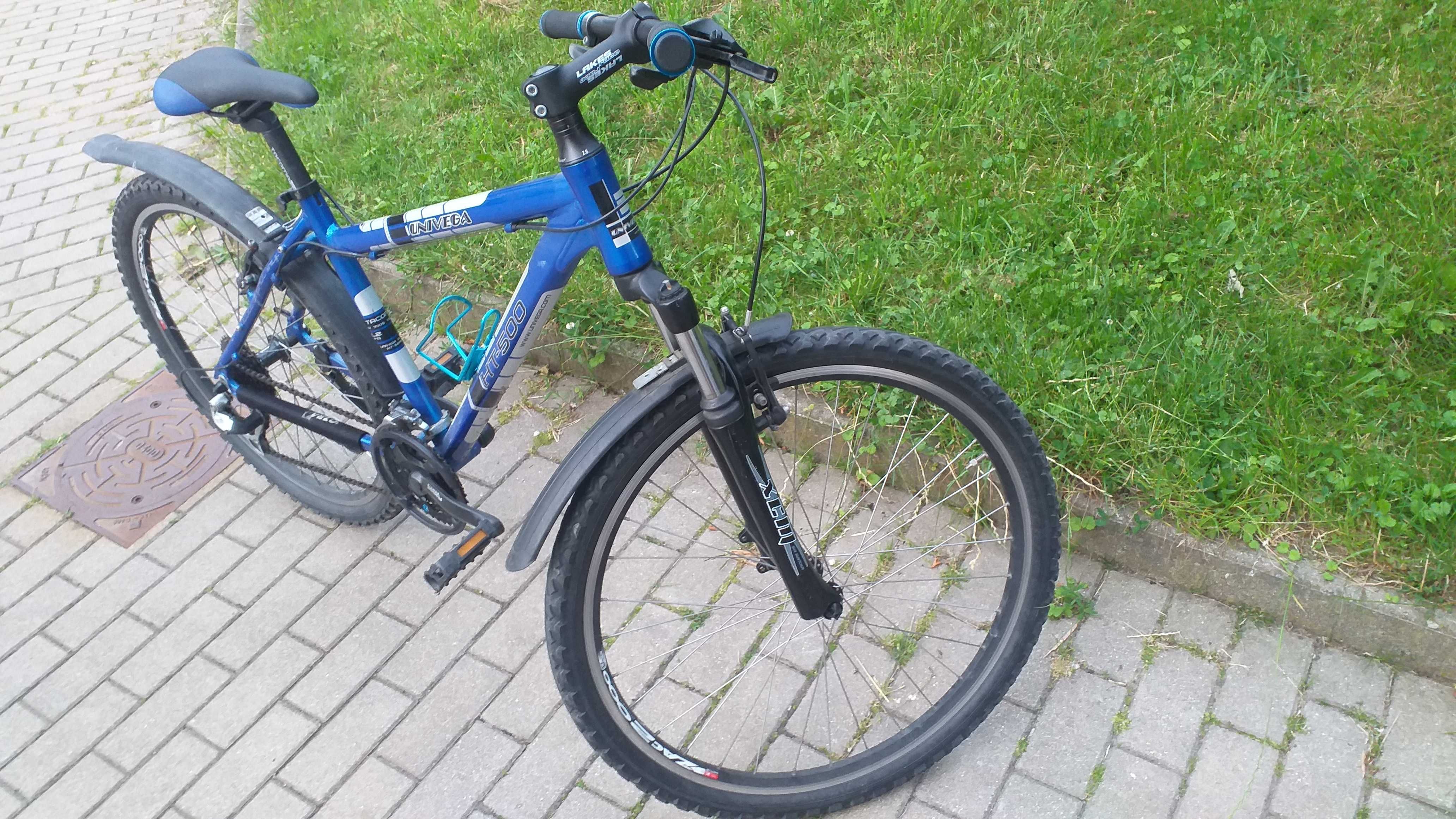 Rower górski UNIVEGA HT-500 rama 17 cali alu, amor przód  SHIMANO