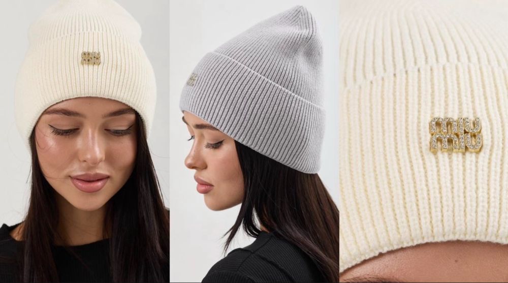 Шапка Miu Miu жіноча тепла