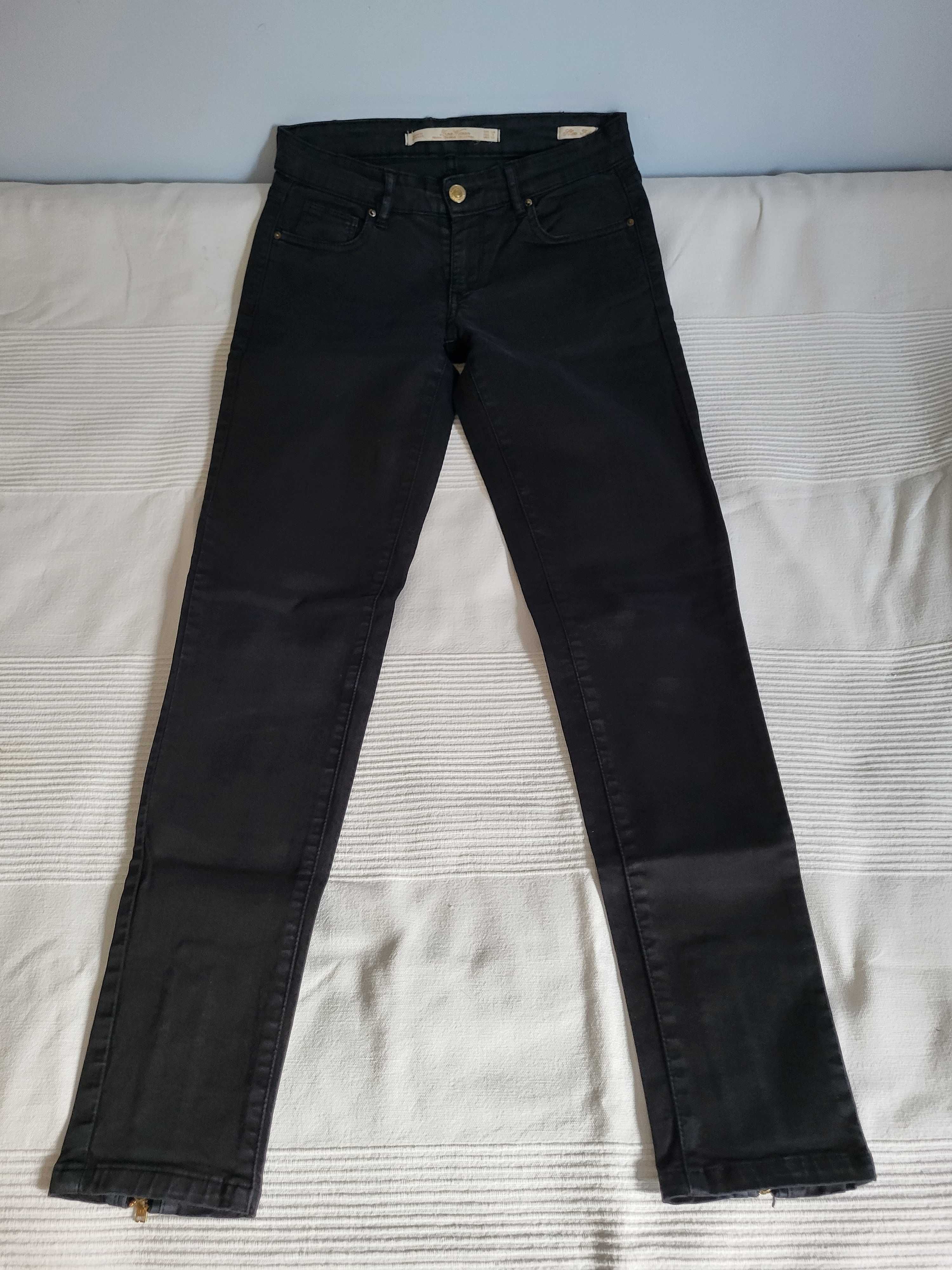 Zara jeansy spodnie r.34