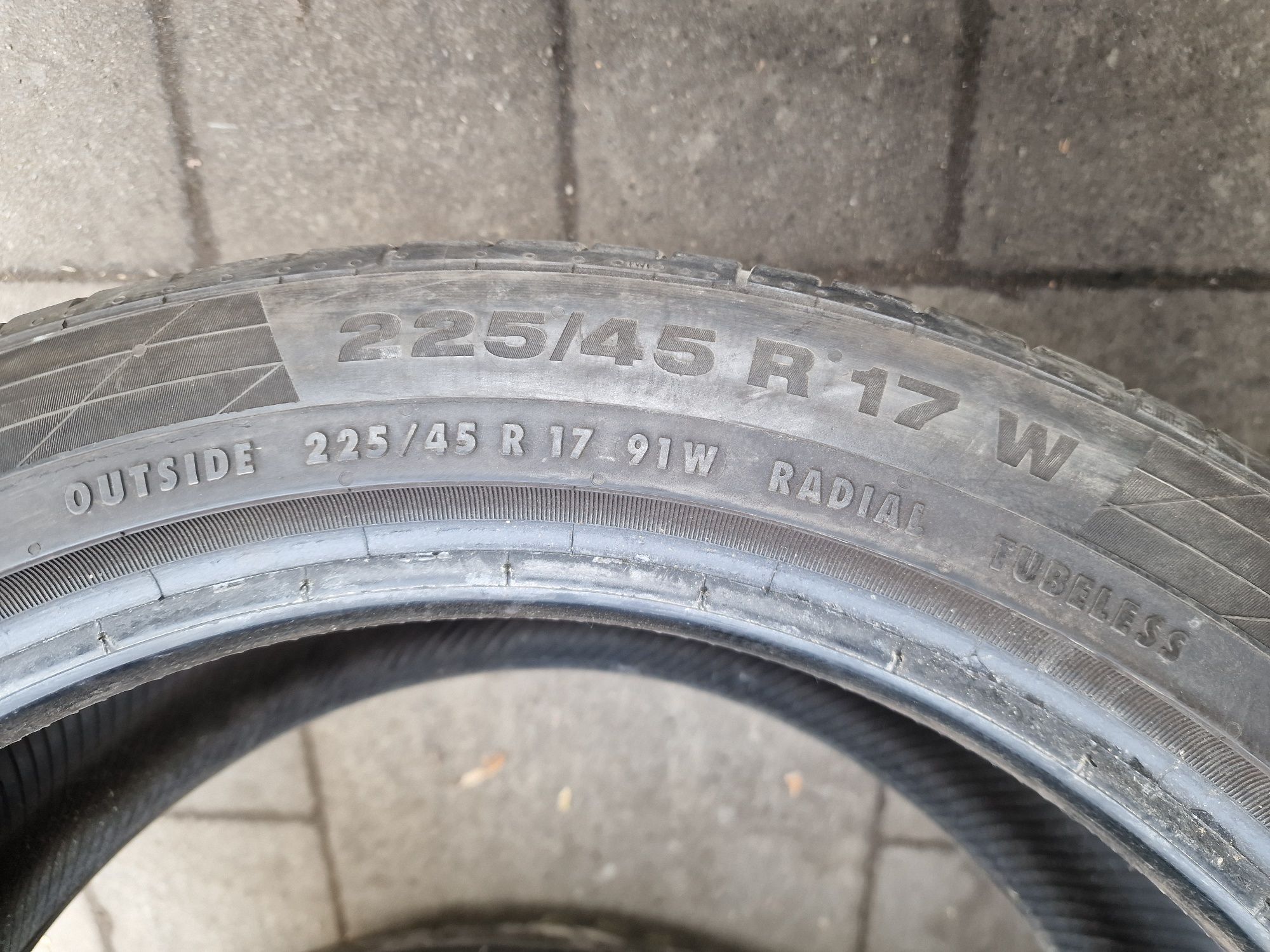 Летняя резина 225/45 R17 Continental Sport Contact 5