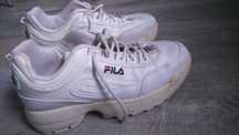 buty białe Fila 40 26 cm