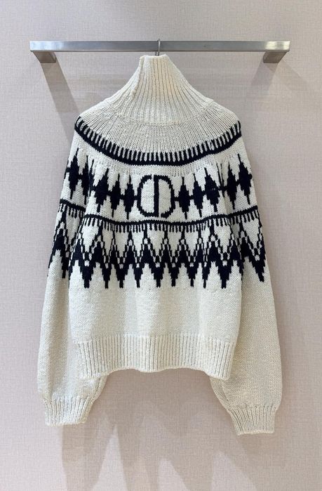 Sweter włóczkowy Christian Dior