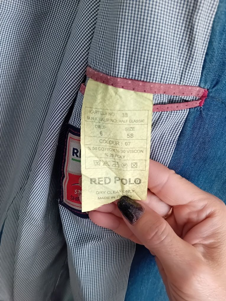 #Redpolo grand marynarka granatowa niebieska jeansowa