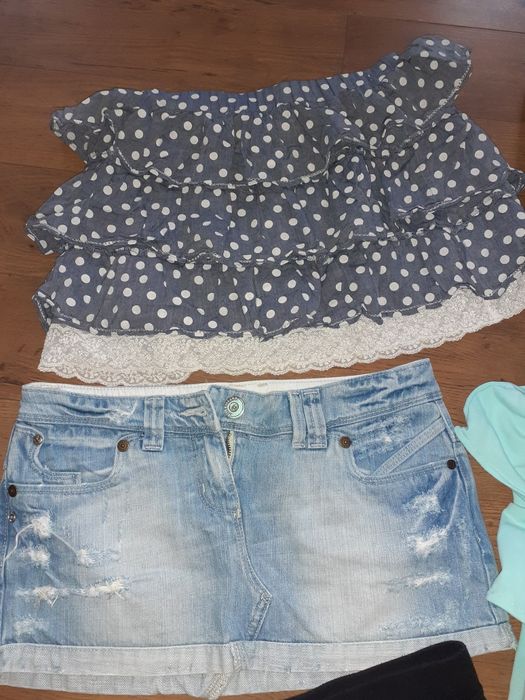 Zestaw krótkich spódnic 7szt rozmiar S