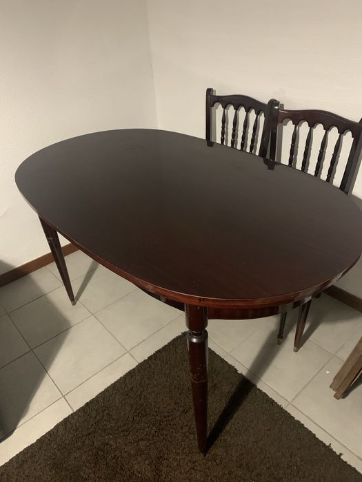 Mesa jantar extensivel 4 a 8 lugares