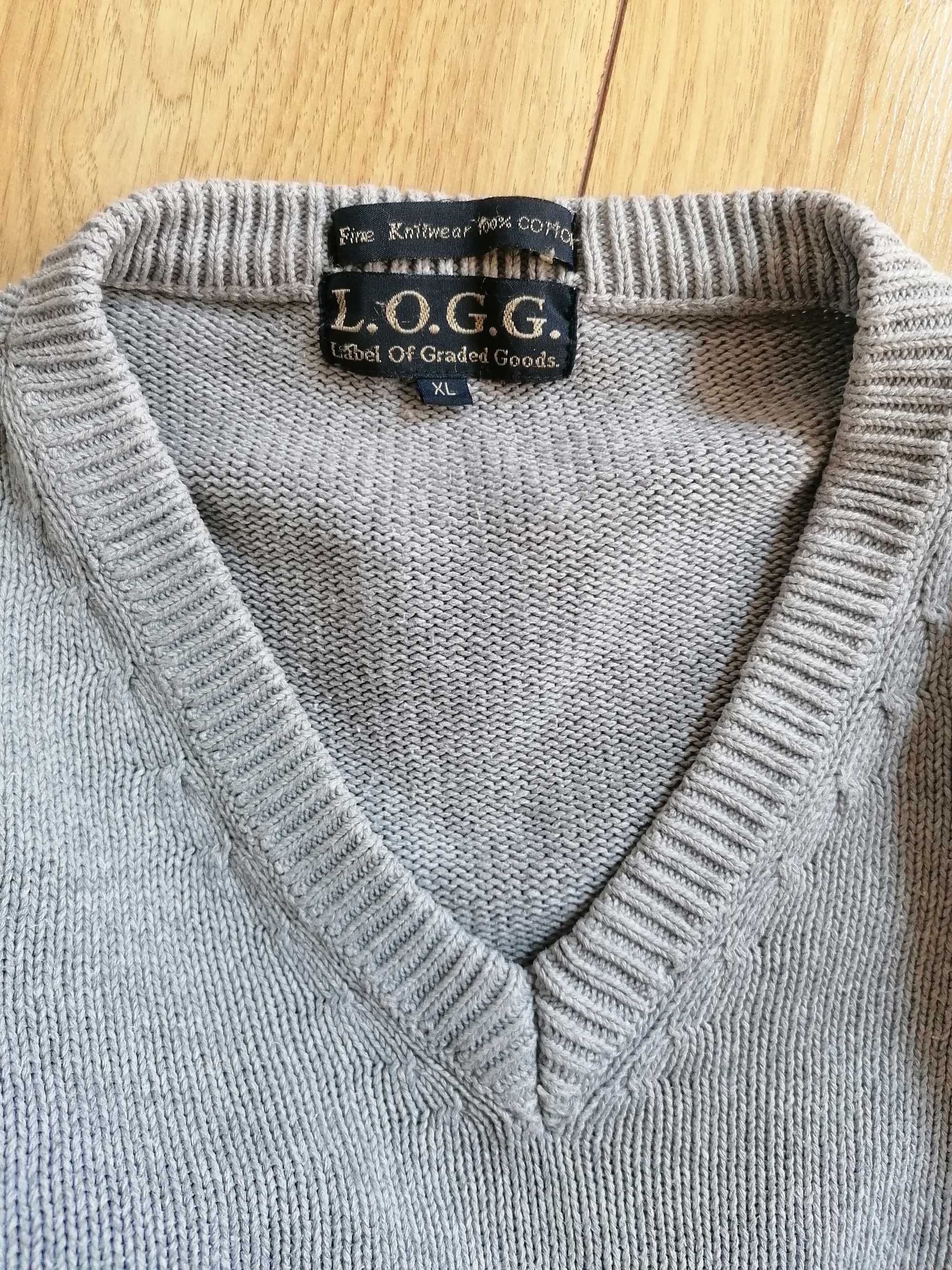 Sweter męski LOGG by H&M rozmiar XL
