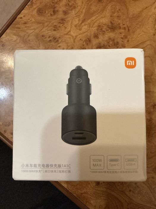 Автомобільне зарядне для телефонів, Xiaomi 100w.