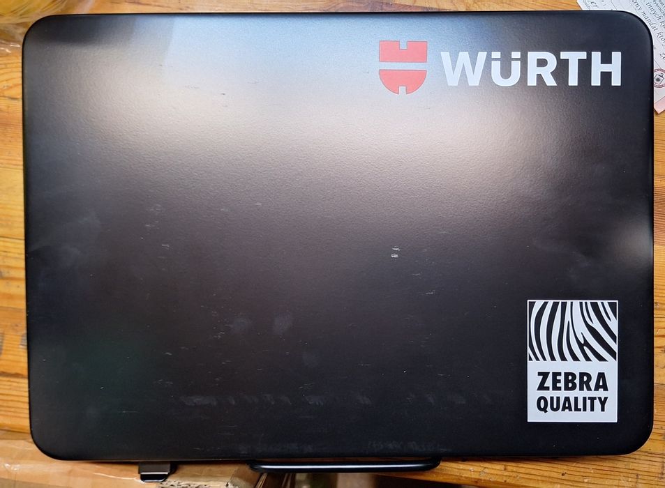 Zestaw kluczy nasadowych 1/2 1/4 Wurth Zebra Nowy !