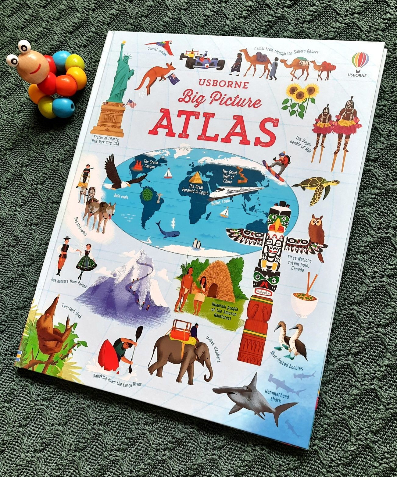 Usborne Big Picture Atlas wielki atlas świata po angielsku