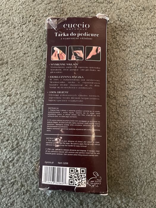 Cuccio tarka fo pedicure pięt 1109