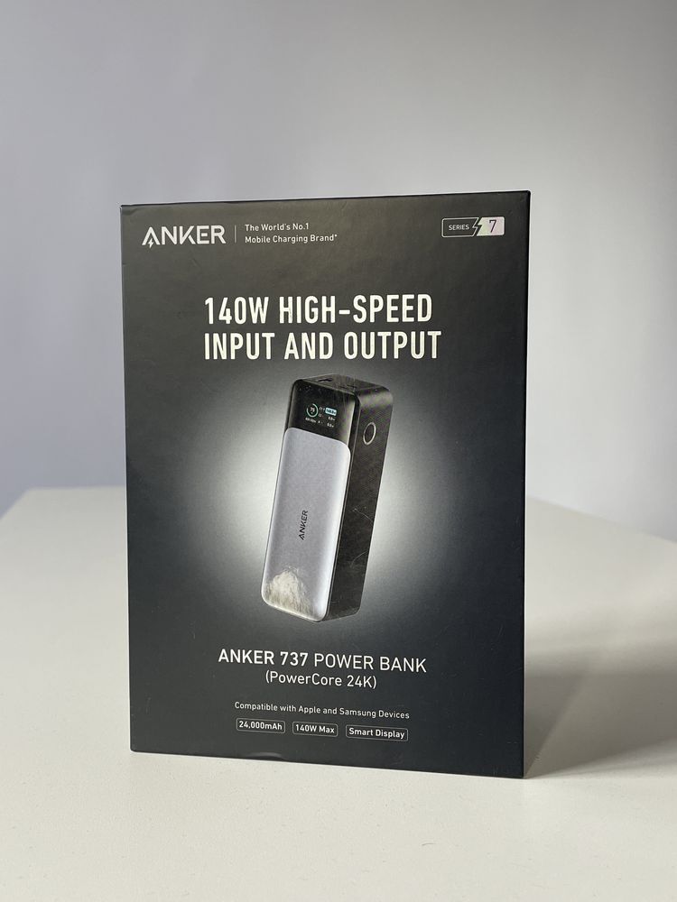 Power Bank Anker 140W 24000mAh (павербанк для ноутбуків)