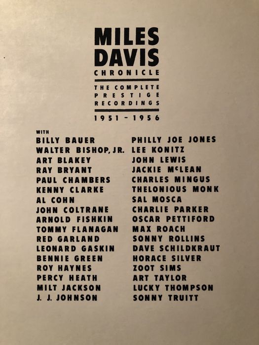 Miles Davis Chronicle RARO