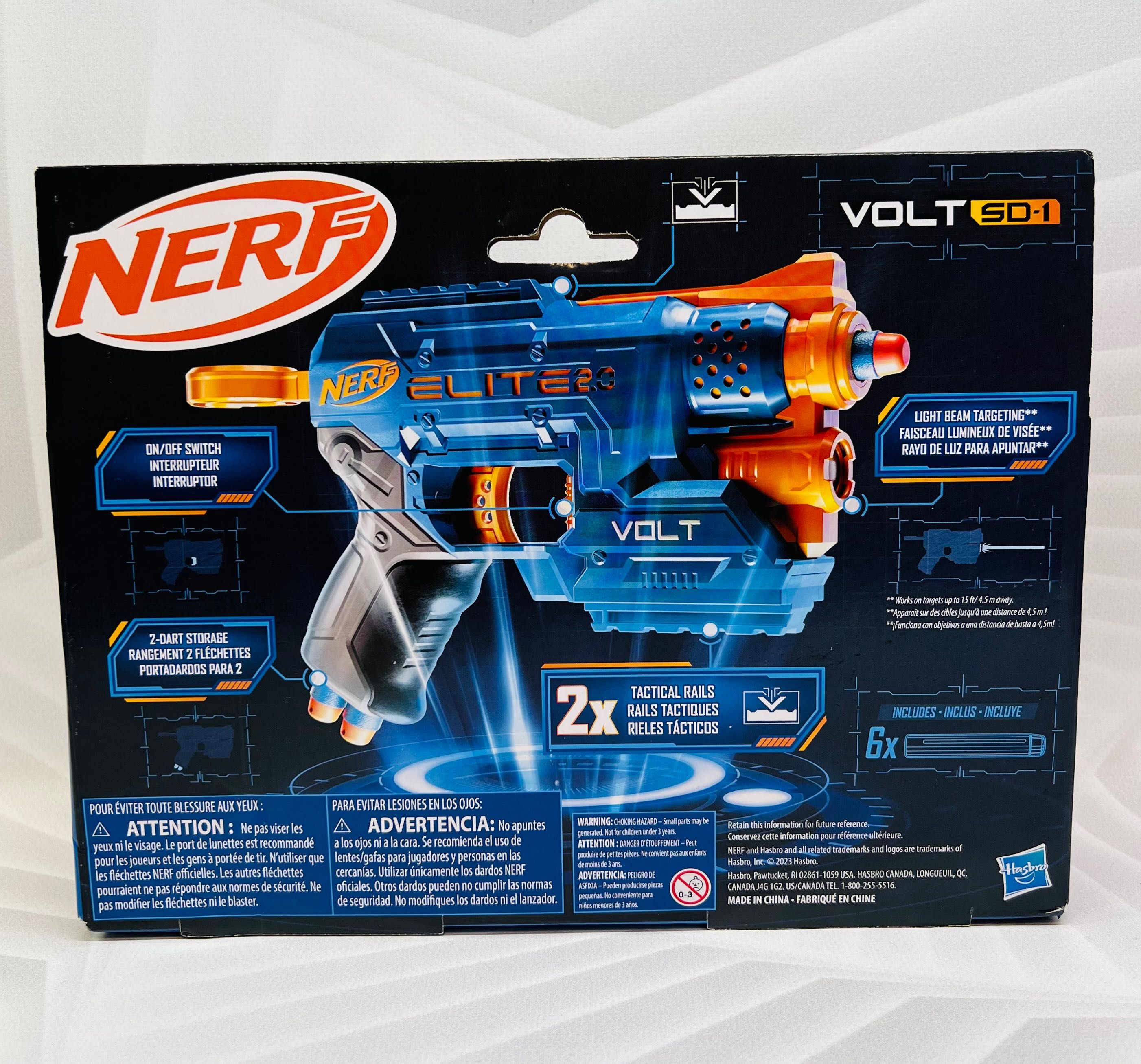 Бластер Нерф зі світловим променем Nerf Hasbro Elite 2.0 Volt SD-1