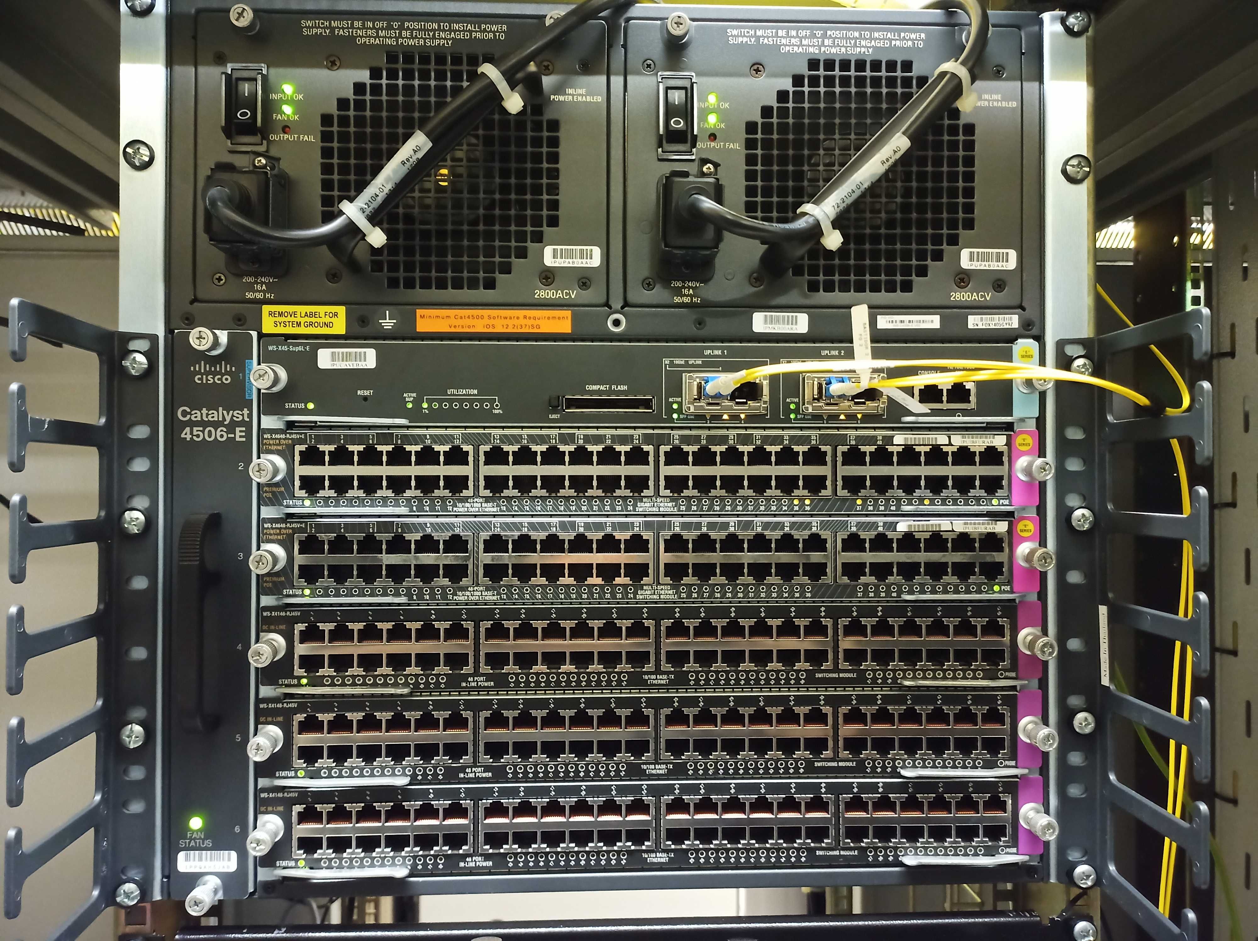 Switch CISCO Catalyst 4506-E