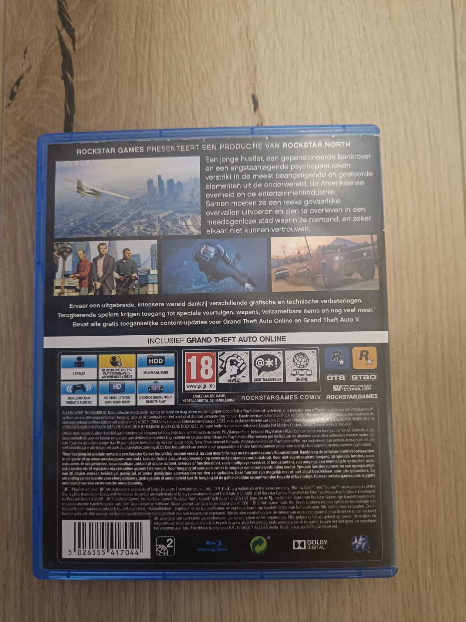 Gra GTA V na PS4 polskie menu i napisy