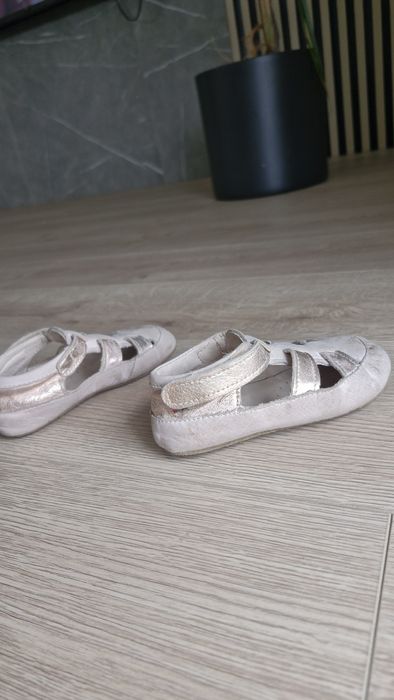 Obex 25 różowe kapcie sandałki skóra