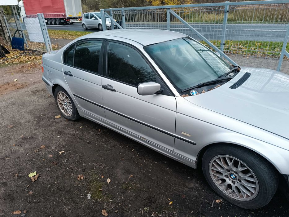 BMW E46 320D silnik skrzynia pompa drzwi  felgi i inne