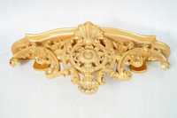Konsolka półka przyścienna złota barokowa piękna 1