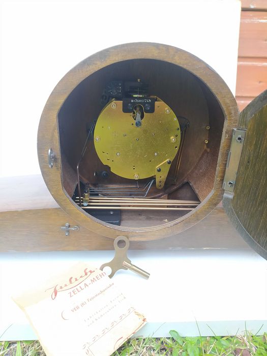 Zegar kominkowy Junghans vintage