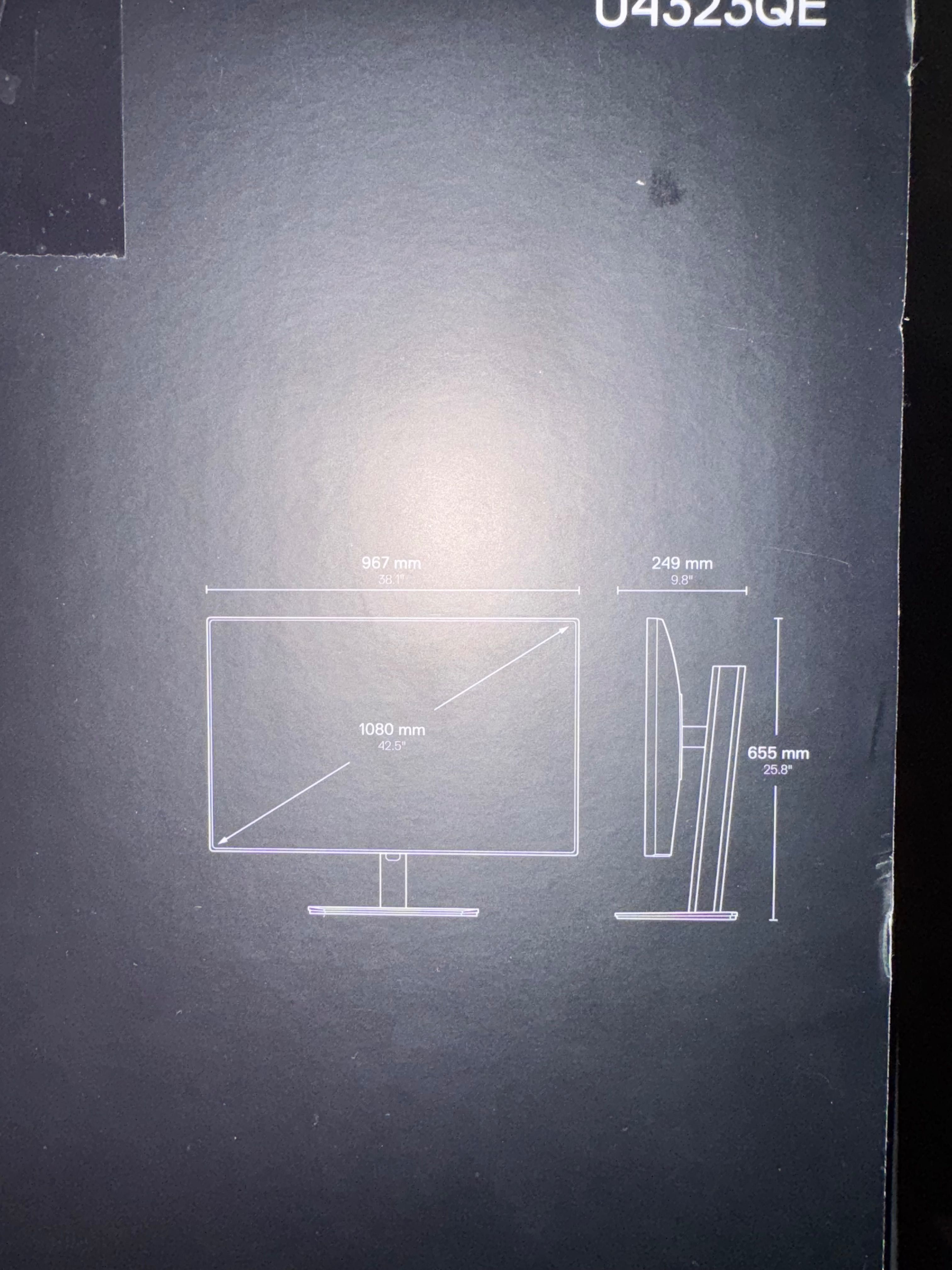 Dell UltraSharp 43 4K USB-C-hub monitor - U4323QE