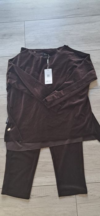 Czekoladowy dres agnes+patki od Minouu