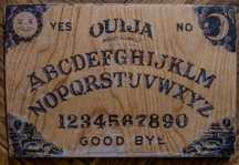 Tablica Ouija wywoływanie duchów halloween plansza spirytyzm