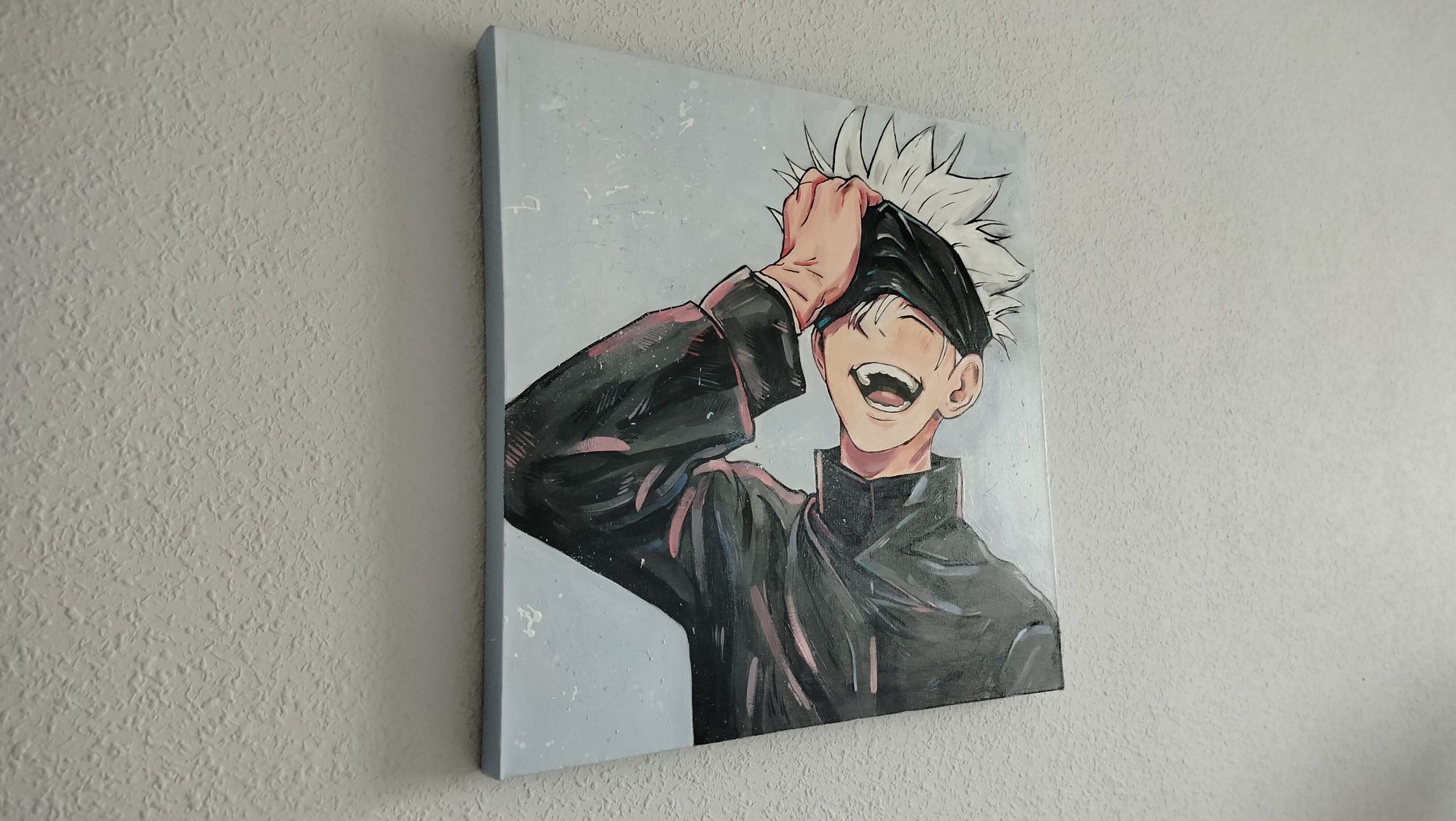 Gojo Satoru Jujutsu Kaisen obraz anime 50x50 akryl