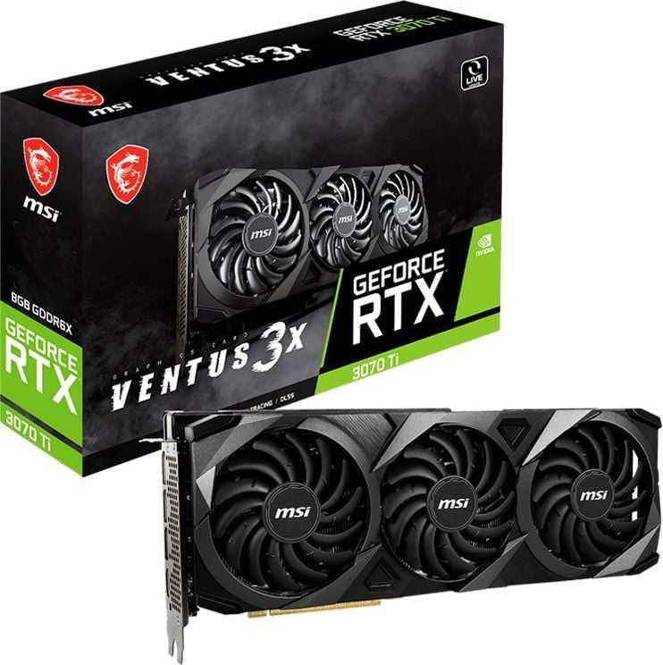 Karta graficzna MSI GeForce RTX 3070 Ti VENTUS 3X OC 8GB GDDR6X FV23%
