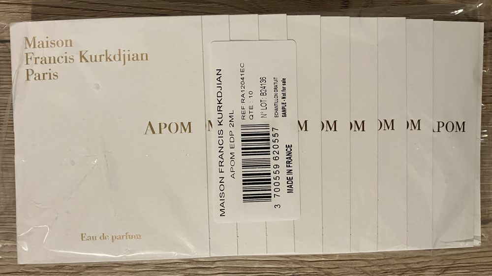 Maison Francis Kurkdjian Apom 20 ML Oryginał!
