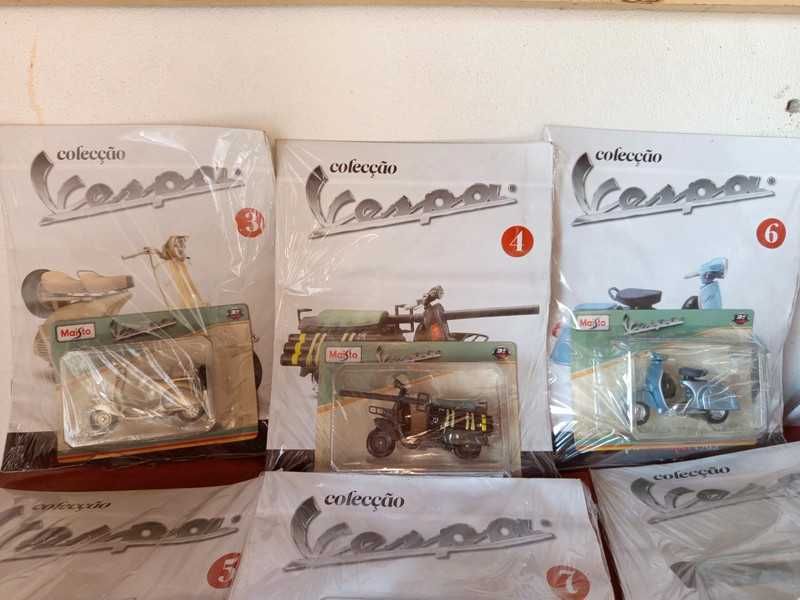 Coleção miniaturas vespa