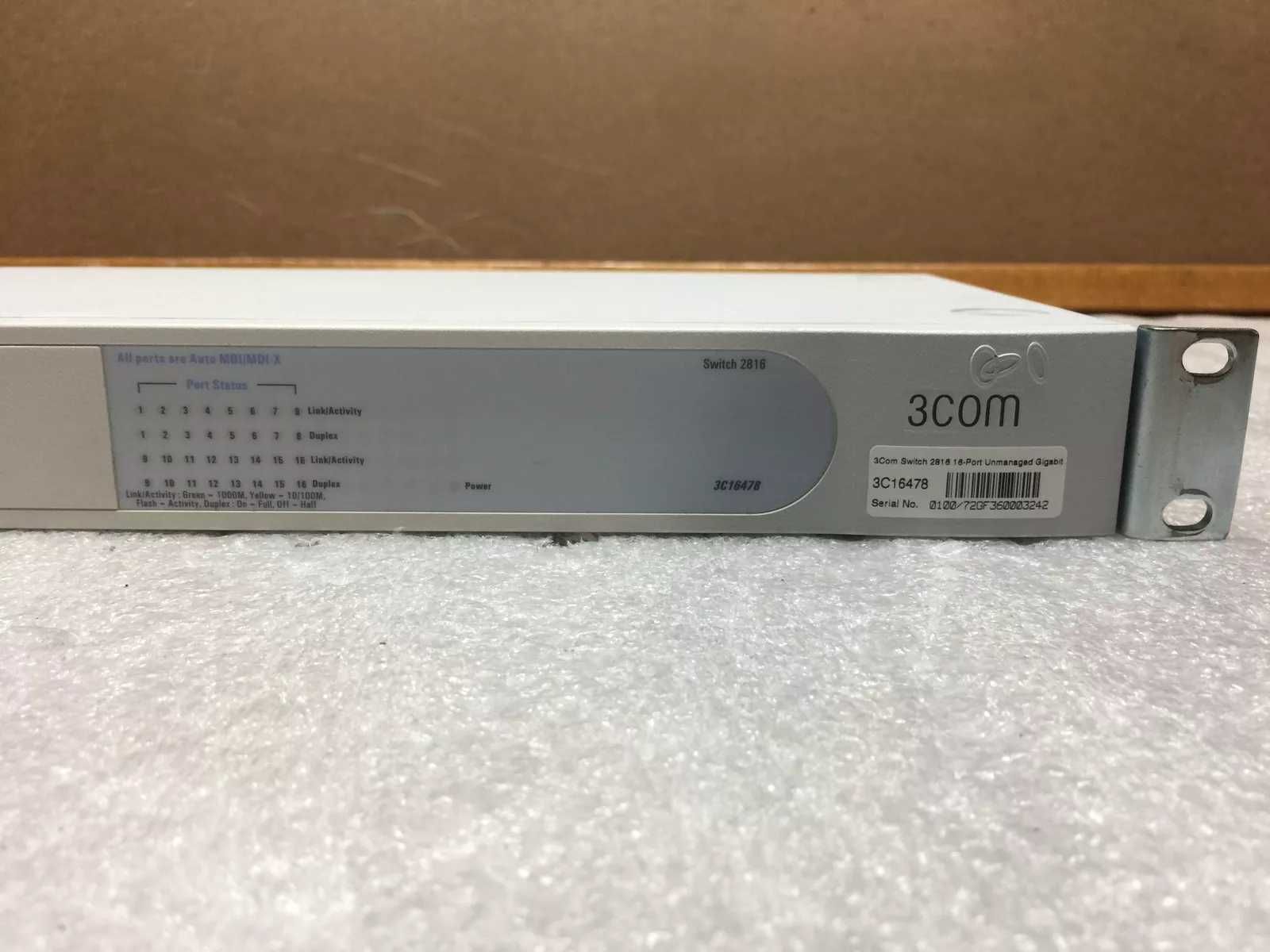 Комутатор 3COM 3C16478 BASELINE 2816 16-PORT 10-100-1000