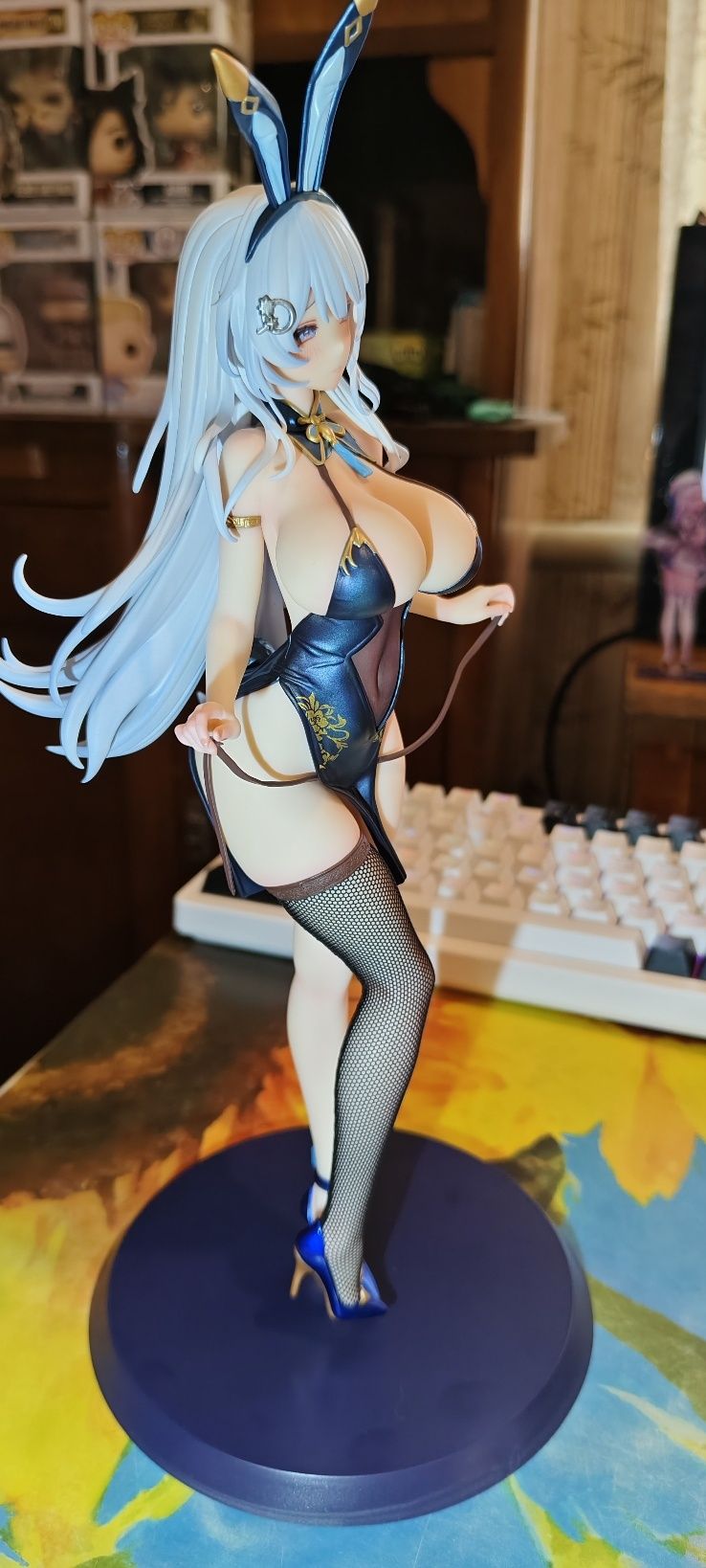 Аниме фигурка Qi Kai De Sheng Bunny Girl illustration