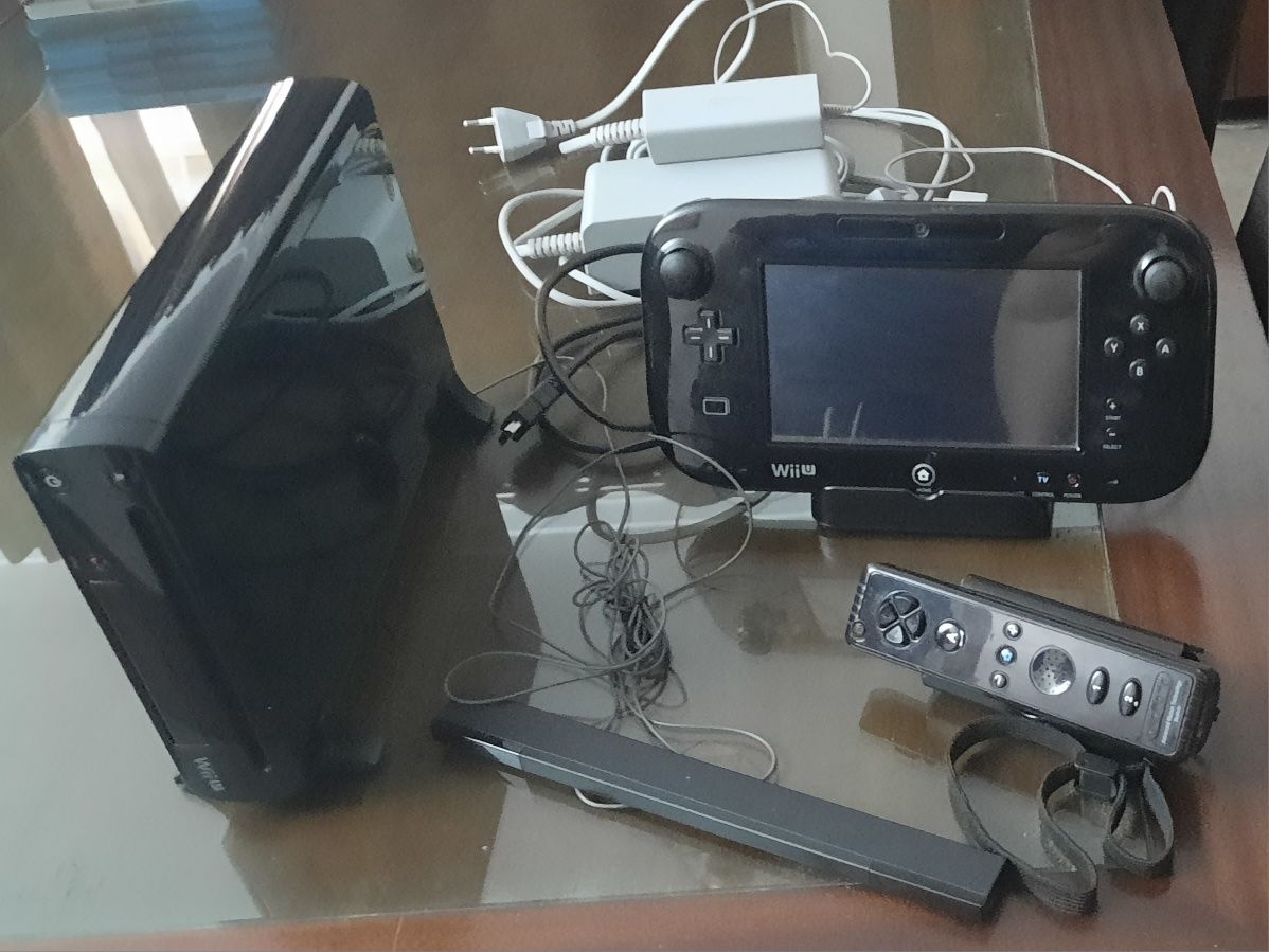 Wii U com microfone original+comando+jogos