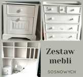 Zestaw mebli sosnowych