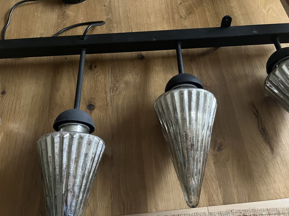 Lampa loftowa metalowa