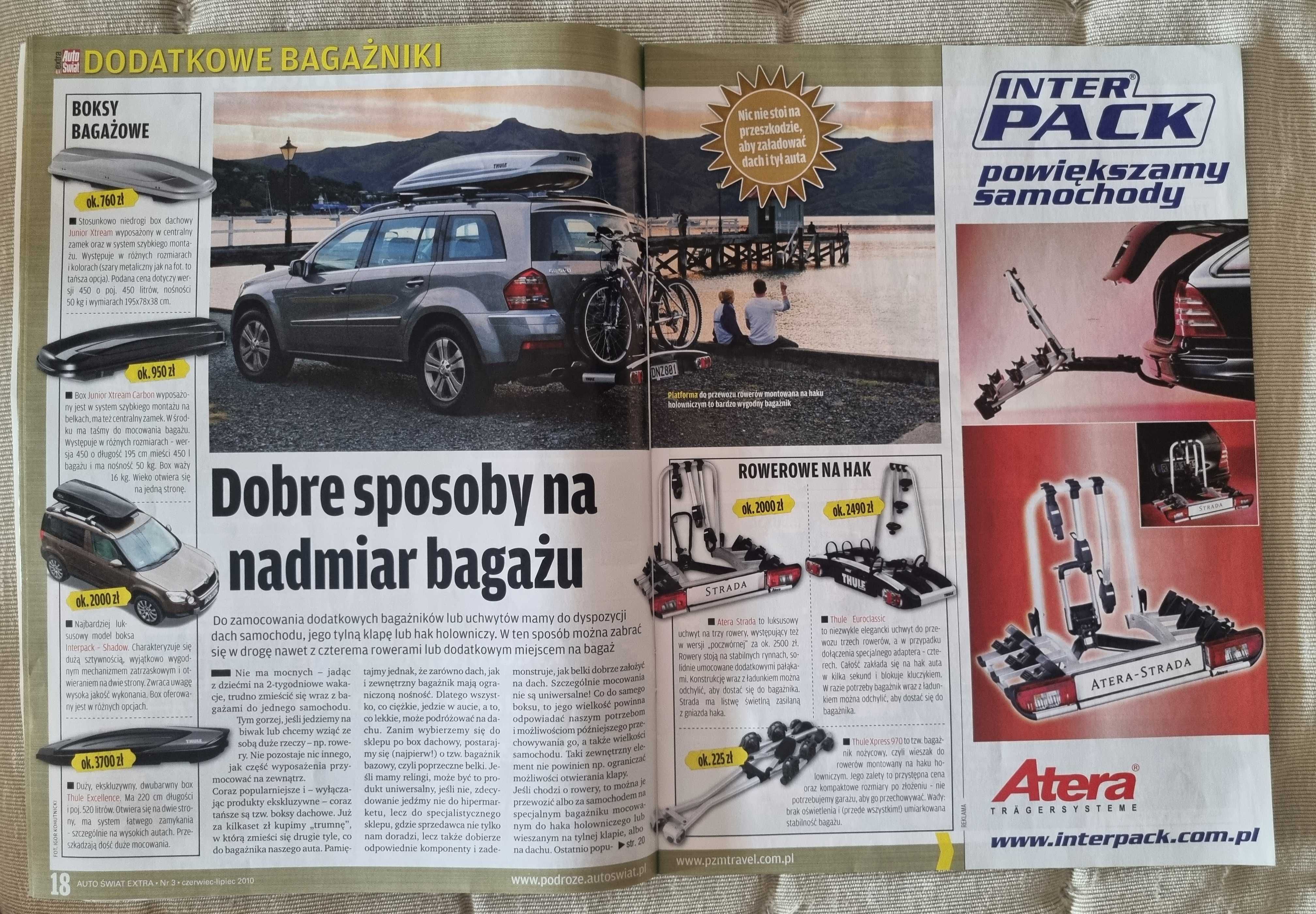 Auto Świat Extra - autem po Europie - wakacje - poradnik dla kierowców