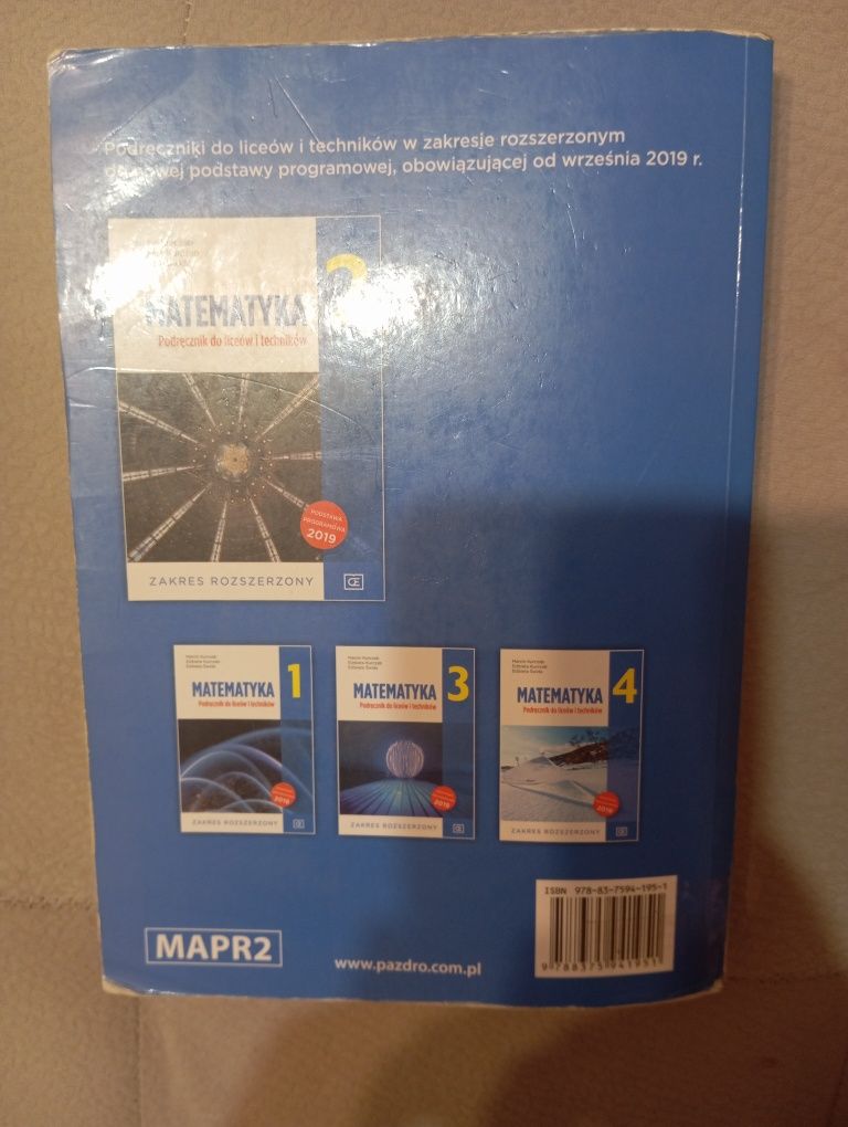 Matematyka 2 podręcznik, zakres rozszerzony, oficyna edukacyjna