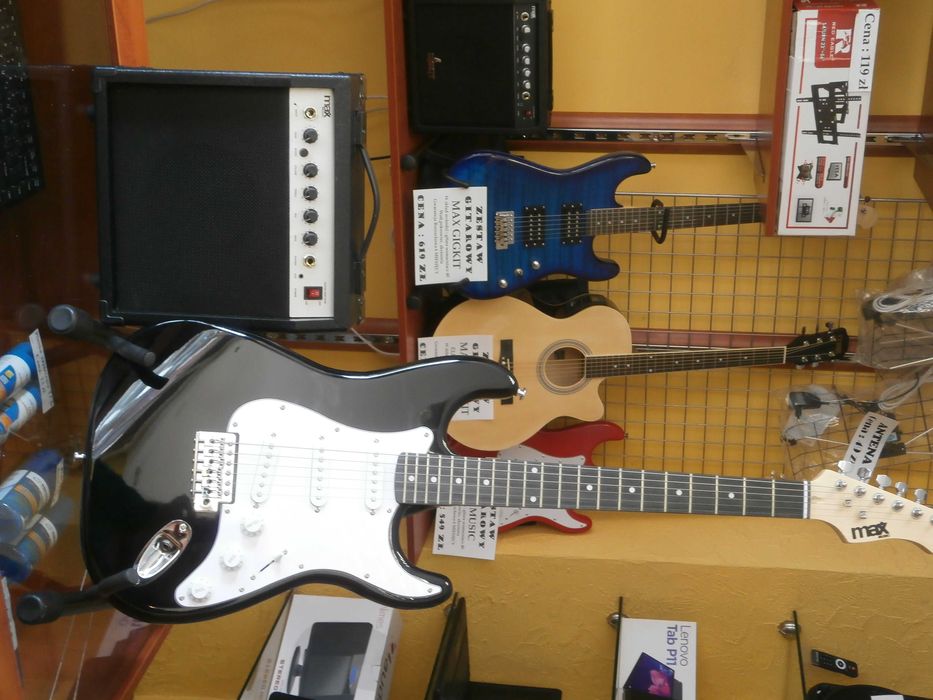 Zestaw Gitarowy MAX Music Black