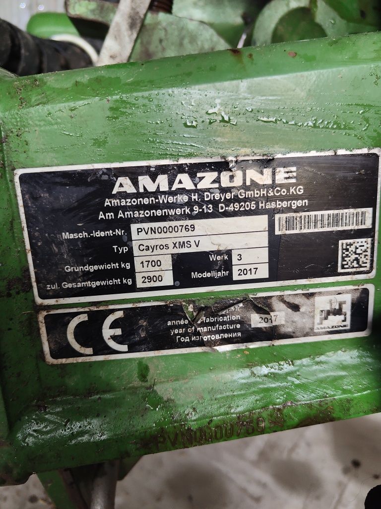 Pług 4 skibowy obrotowy AMAZON Cayros XMS V 2017 rok super stan