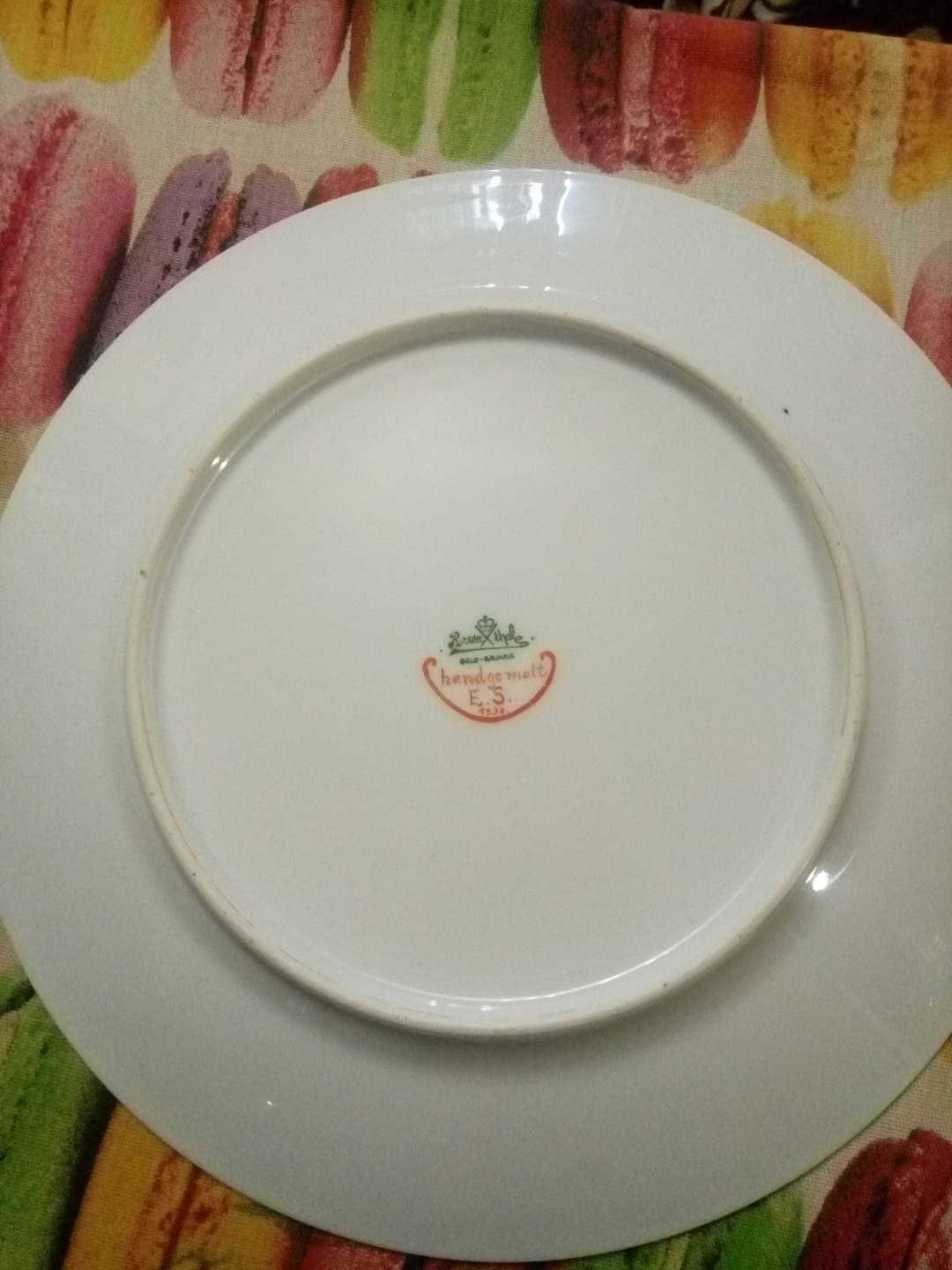 Фарфоровая тарелка ГДР 1938 г.